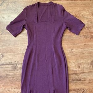 Pageant Interview Eggplant Dress